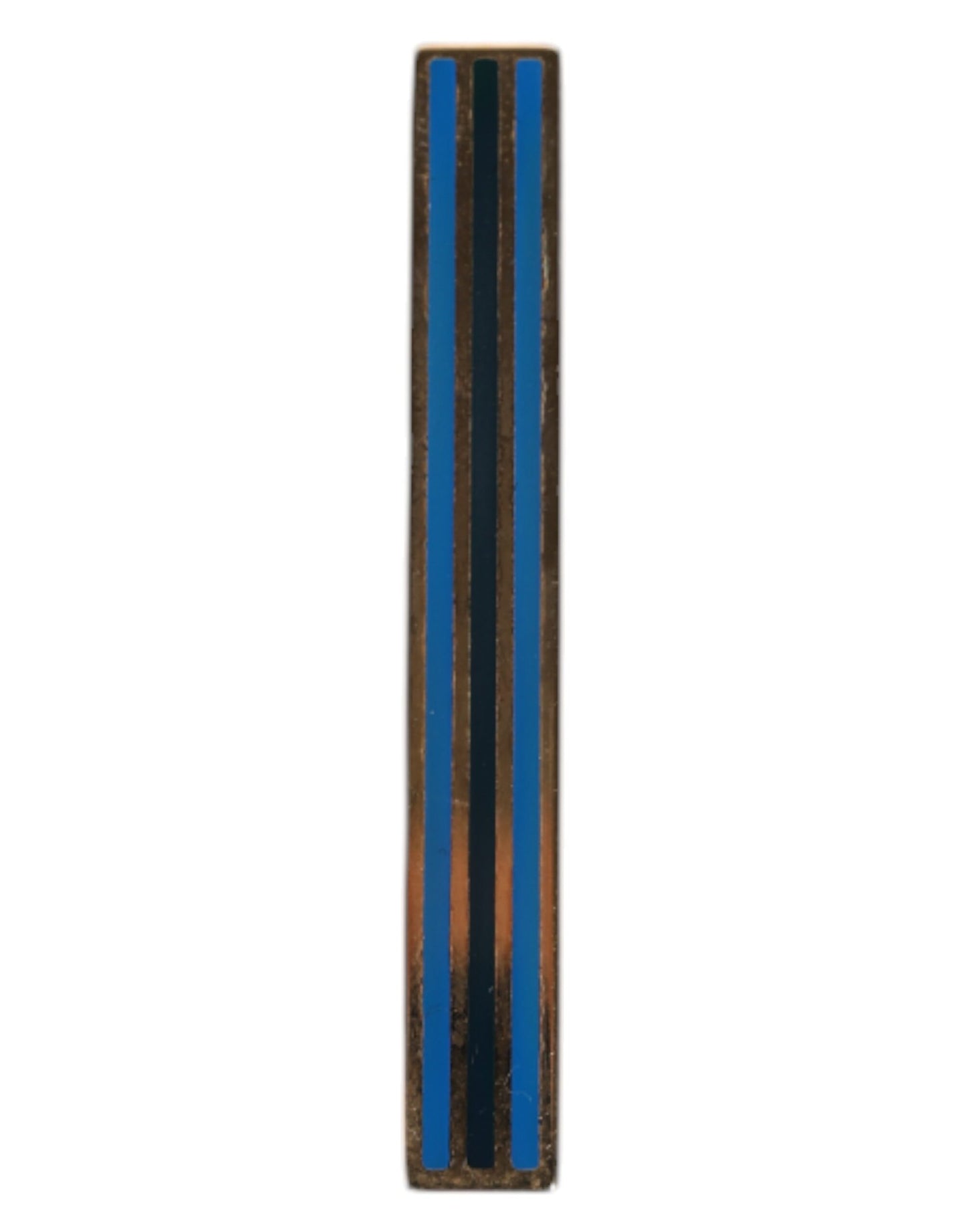 Dolce & Gabbana Gold Tone Brass Logo Branded Tie Clip Bar