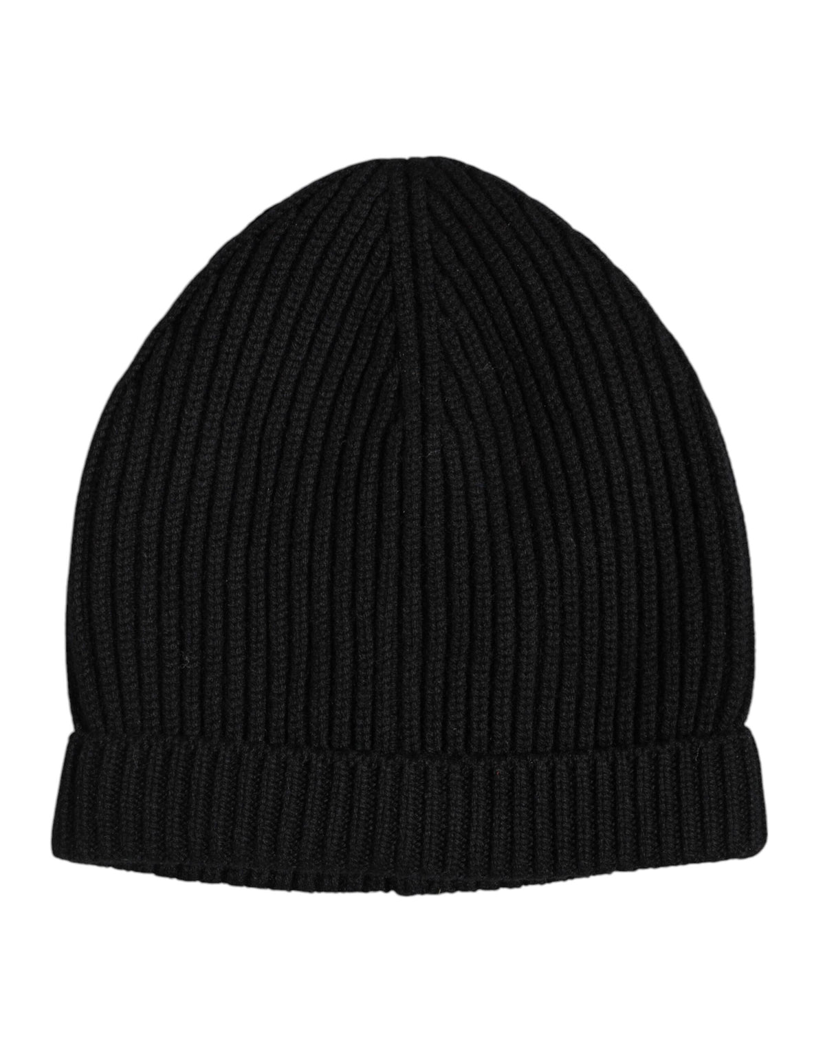 Dolce & Gabbana Black Cashmere Knitted Winter Beanie Hat
