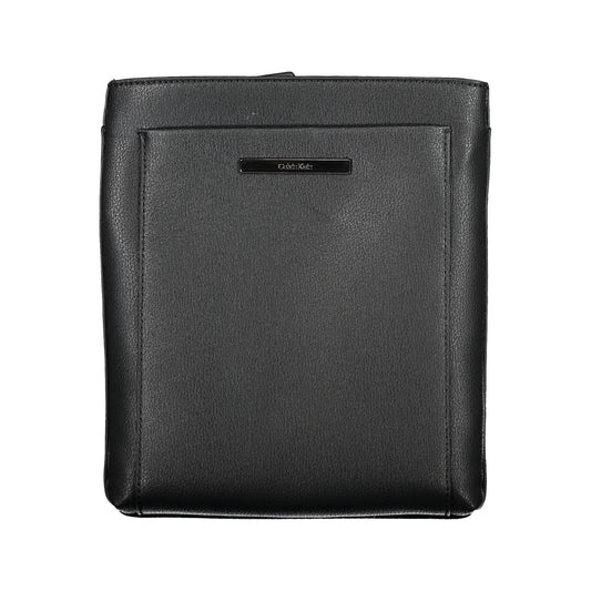 Calvin Klein Black Polyester Men's Shoulder Bag
