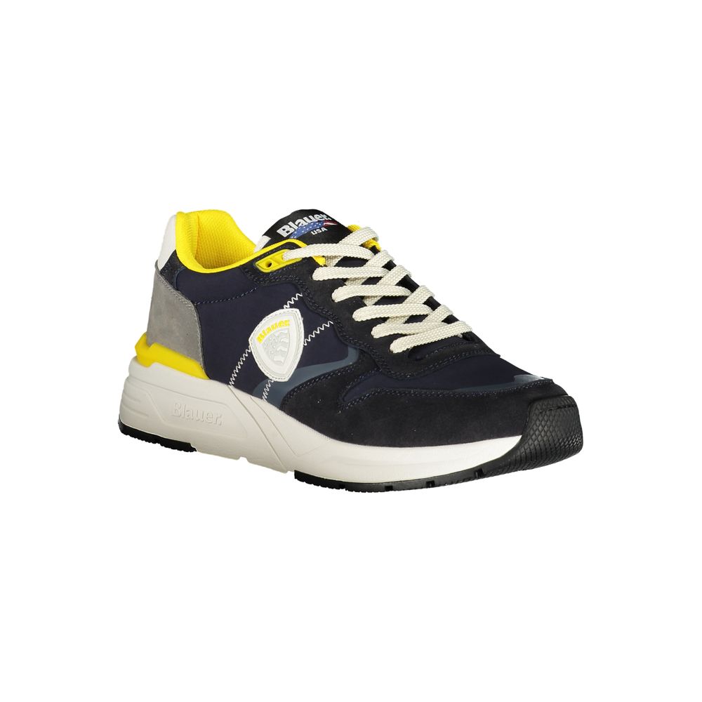 Blauer Blue Polyurethane Mens Sneaker