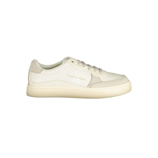 Calvin Klein Bianco Polyurethane Men Sneaker