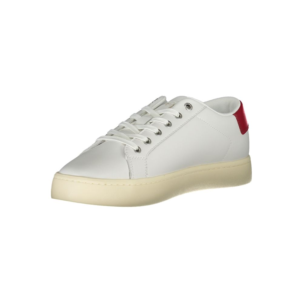 Calvin Klein White Polyester Men Sneaker