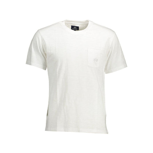 La Martina Bianco Baumwolle Herren T-Shirt