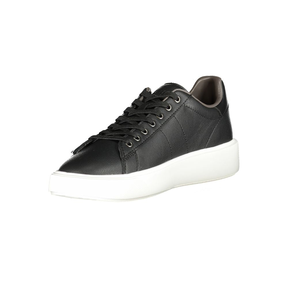 Blauer Black Polyurethane Men's Sneaker