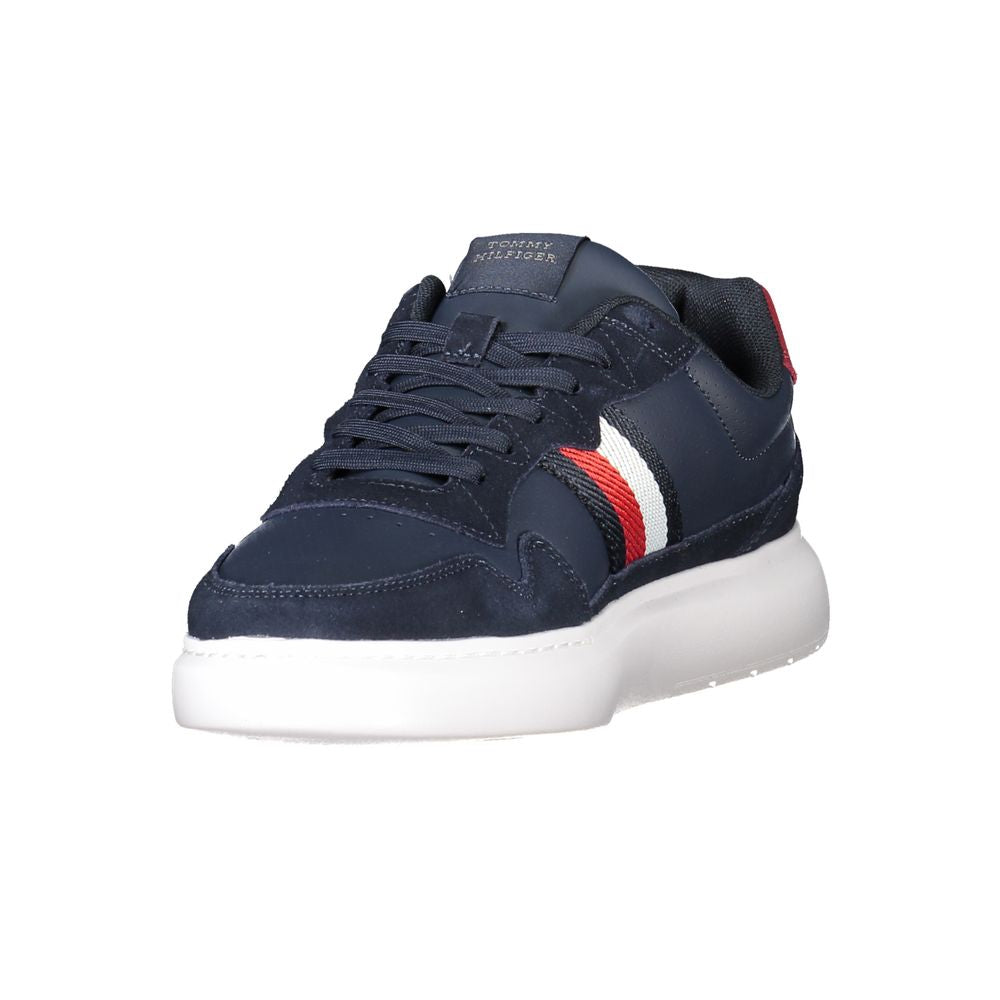 Tommy Hilfiger Blue Polyurethane Men Sneaker