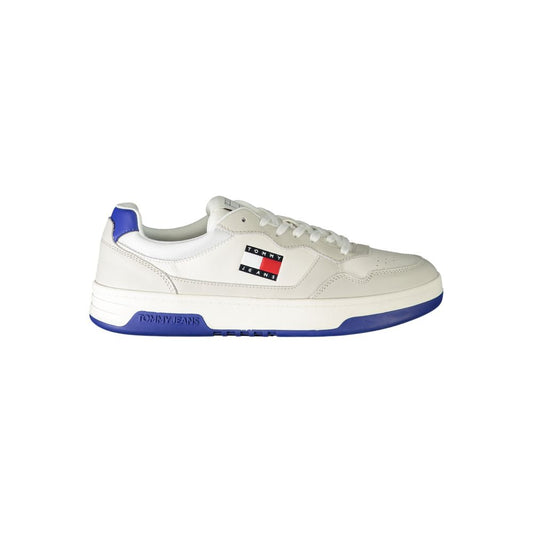 Tommy Hilfiger Bianco Polyurethane Men Sneaker