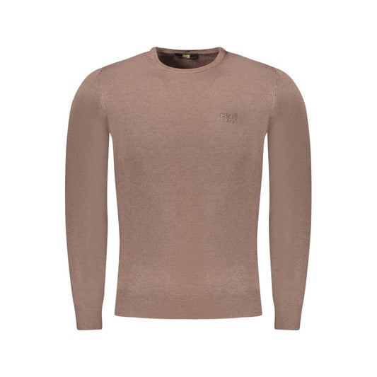 Cavalli Class Marrone Viscose Men's Sweater