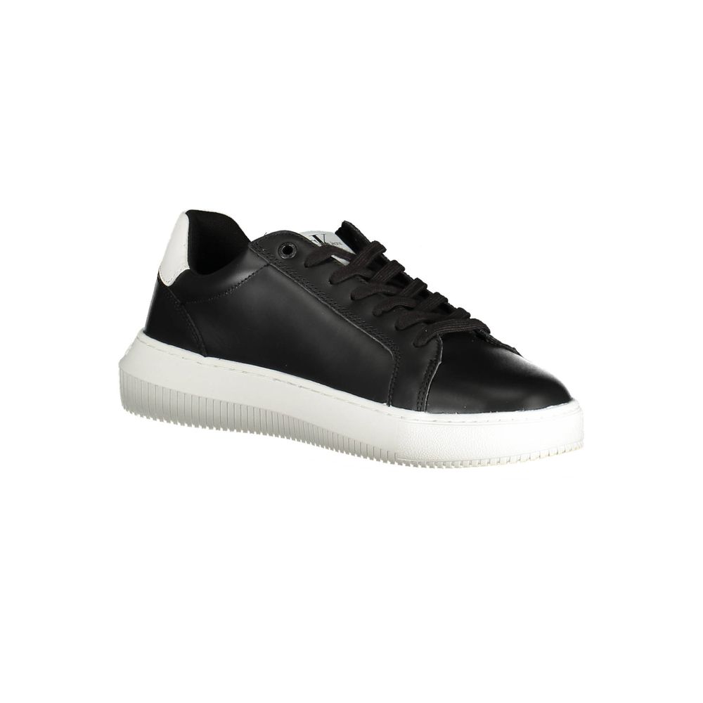 Calvin Klein Nero Leather Men Sneaker