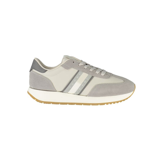 Tommy Hilfiger Grigio Polyurethane Men Sneaker