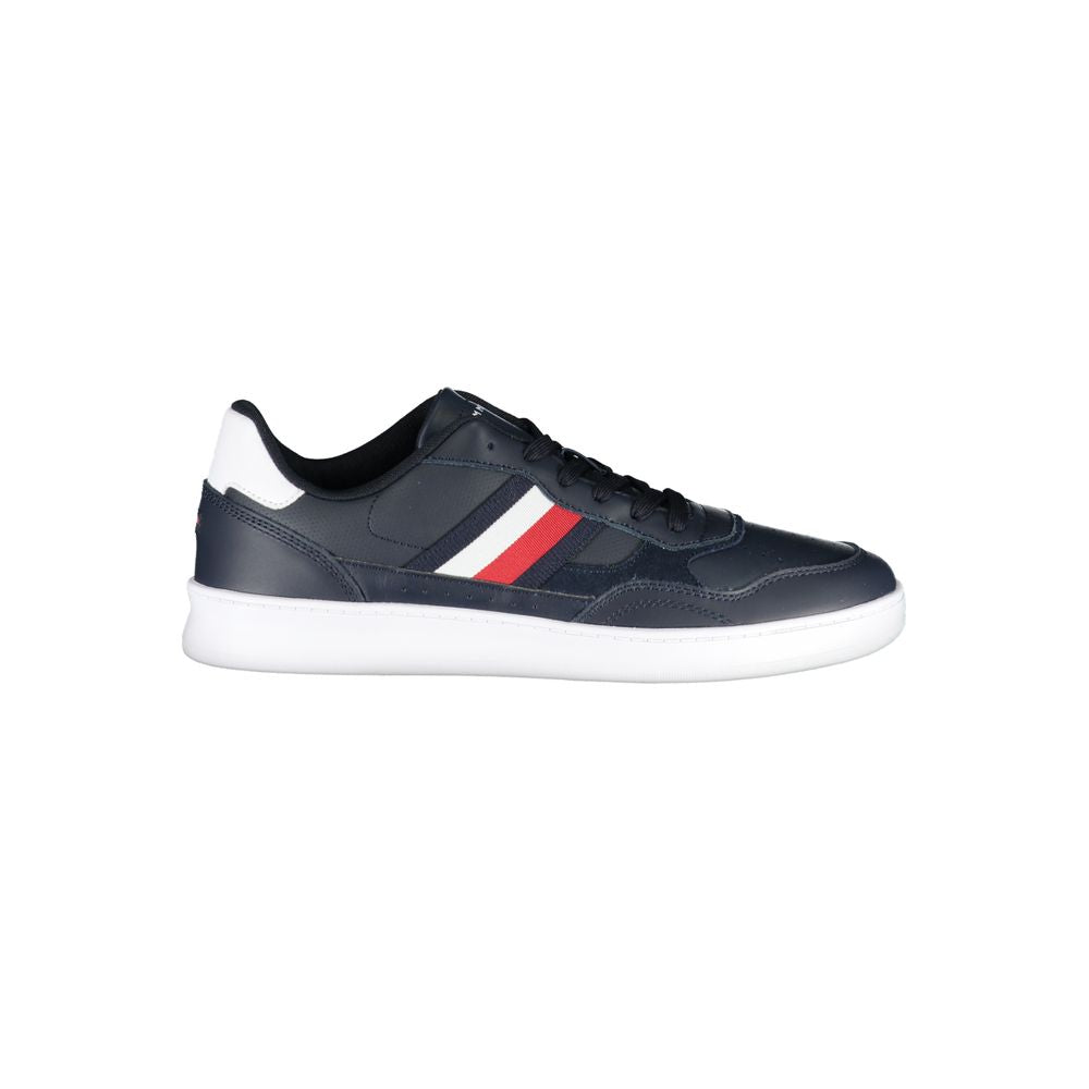 Tommy Hilfiger Blue Polyurethane Men Sneaker