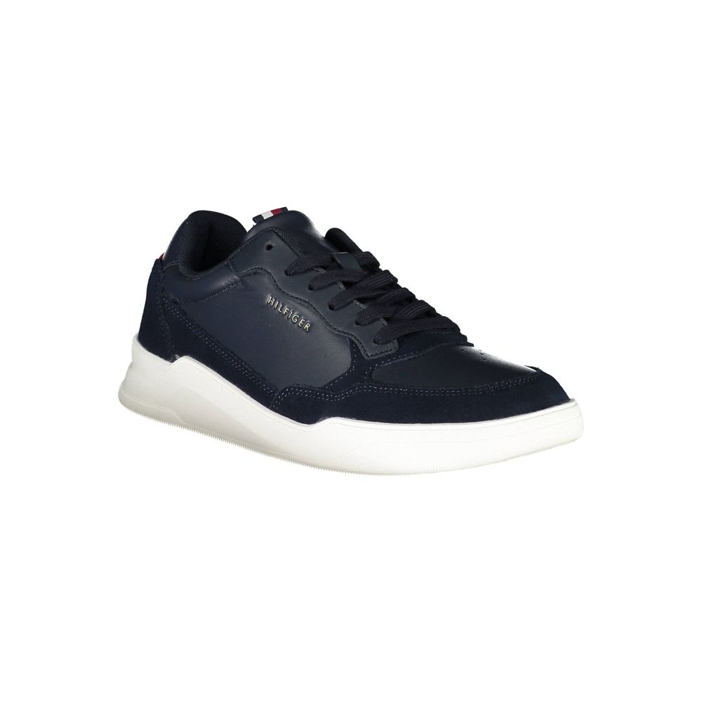 Tommy Hilfiger Blue Leather Men's Sneaker