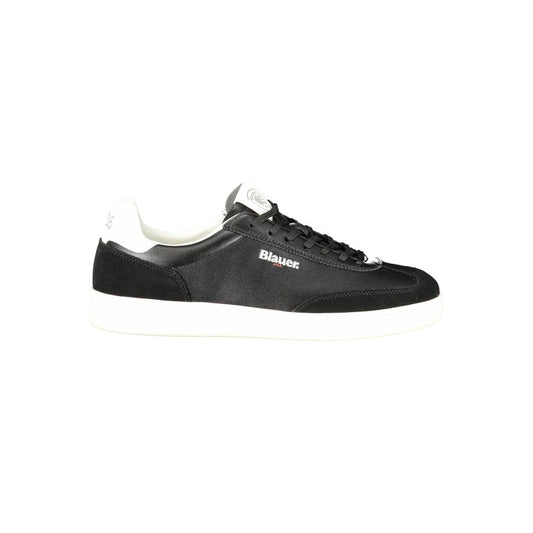 Blauer Black Polyurethane Men's Sneaker
