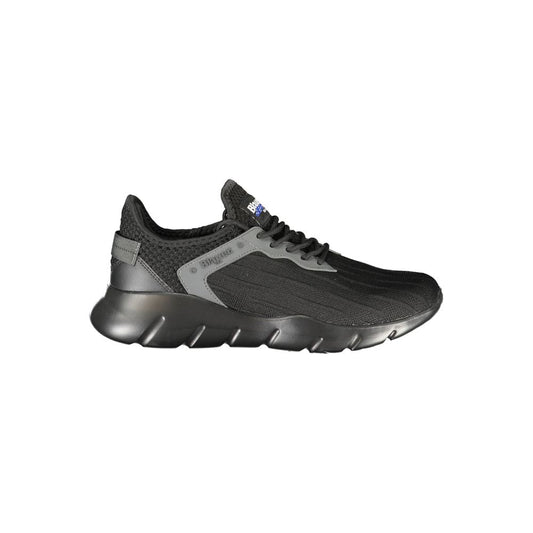 Blauer Black Polyester Men Sneaker