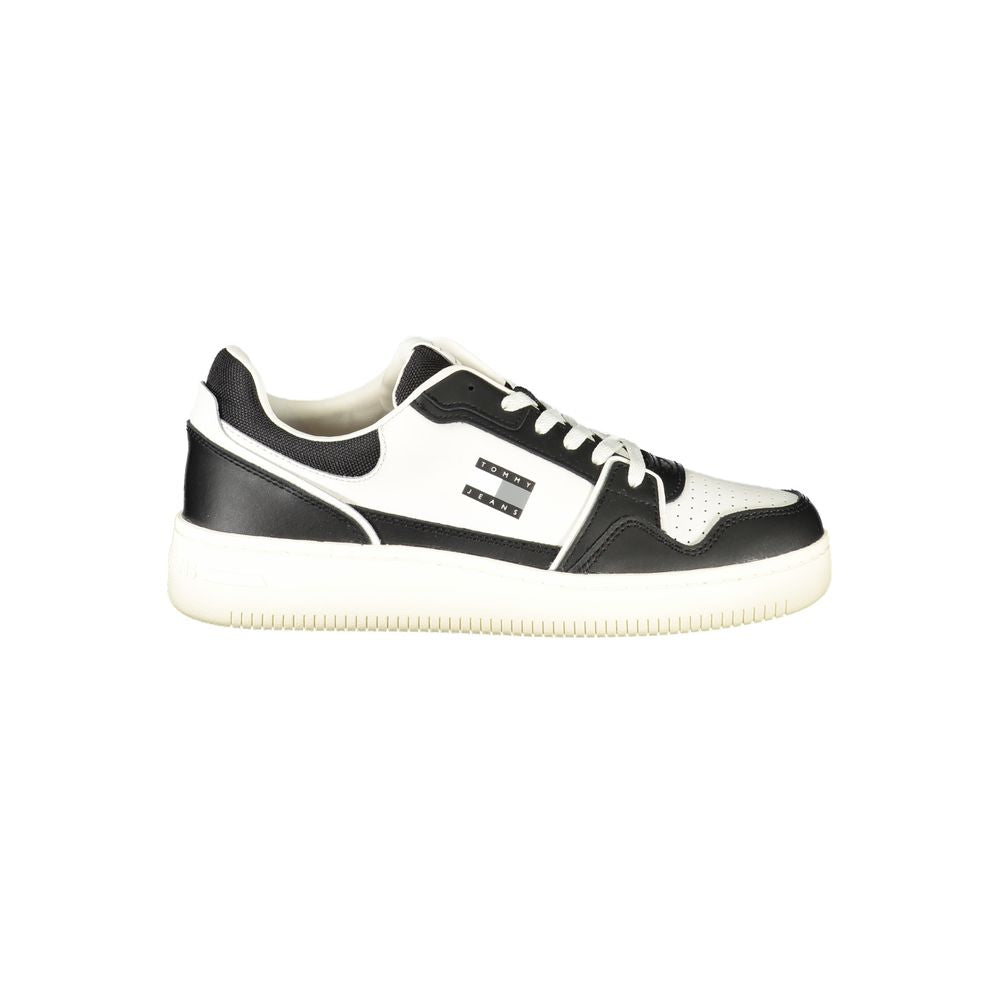 Tommy Hilfiger Black Polyurethane Men Sneaker