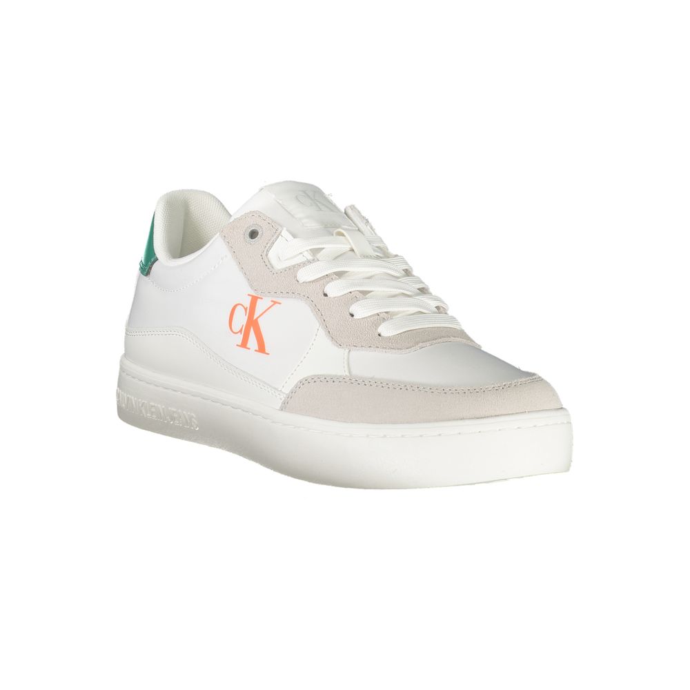 Calvin Klein Bianco Polyurethane Men Sneaker
