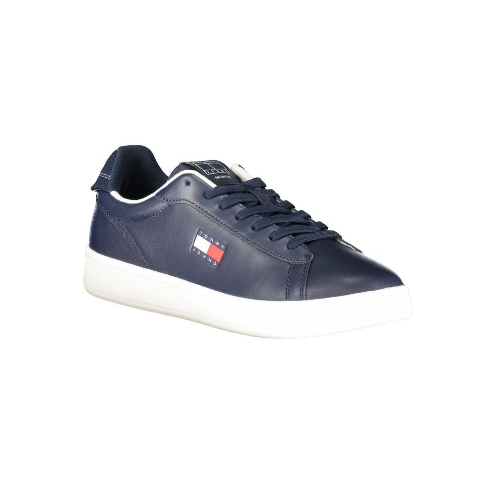 Tommy Hilfiger Blue Polyurethane Men Sneaker