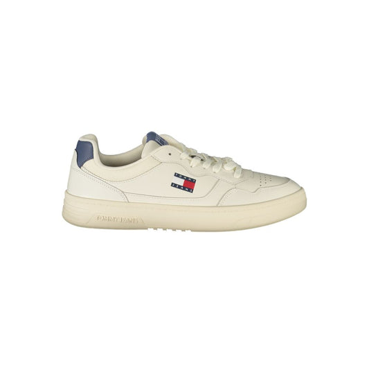 Tommy Hilfiger Bianco Polyurethane Men Sneaker