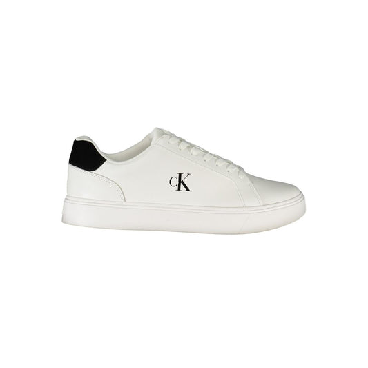 Calvin Klein Bianco Polyurethane Men Sneaker