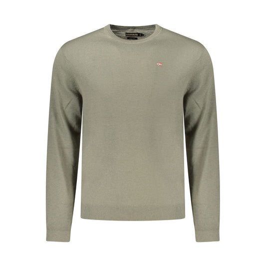 Napapijri Verde Wool Men Sweater
