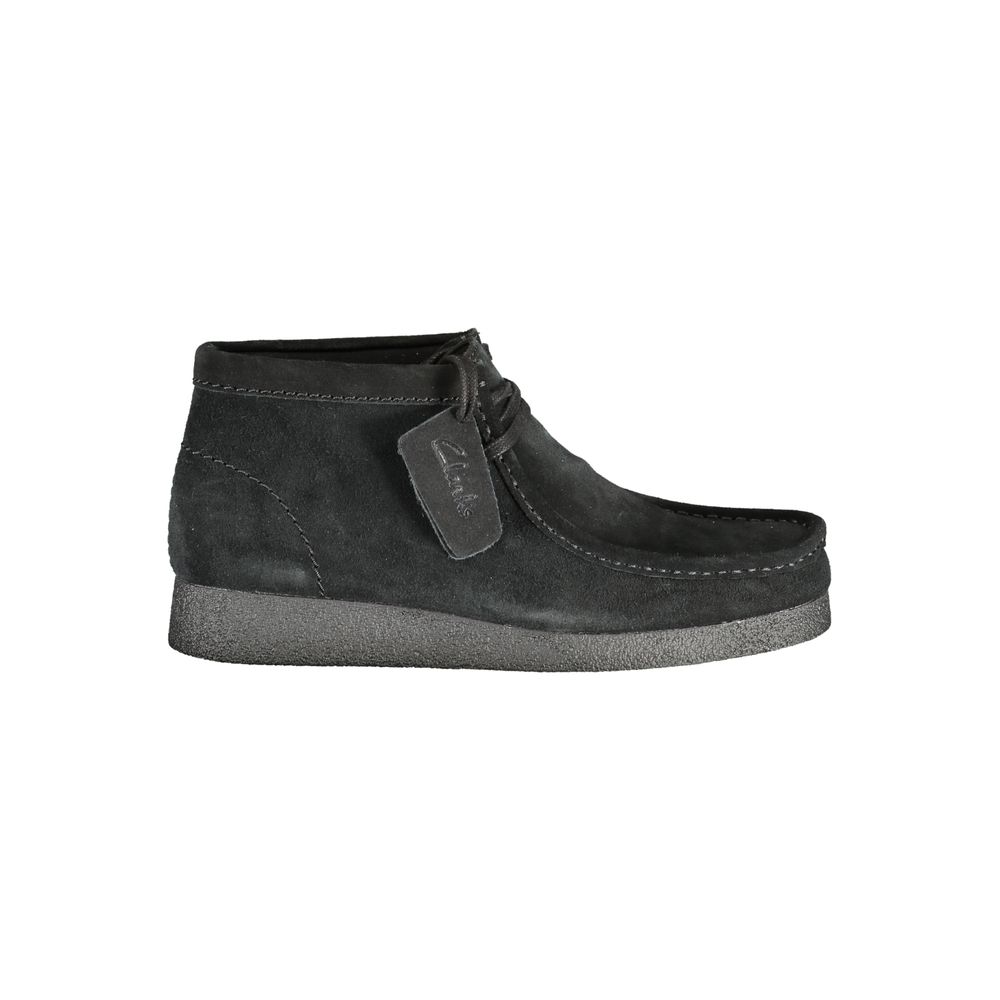 Clarks Nero Leather Men Sneaker