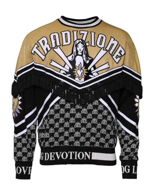 Dolce & Gabbana Multicolor Tradizione E Devotion Sweatshirt-Pullover