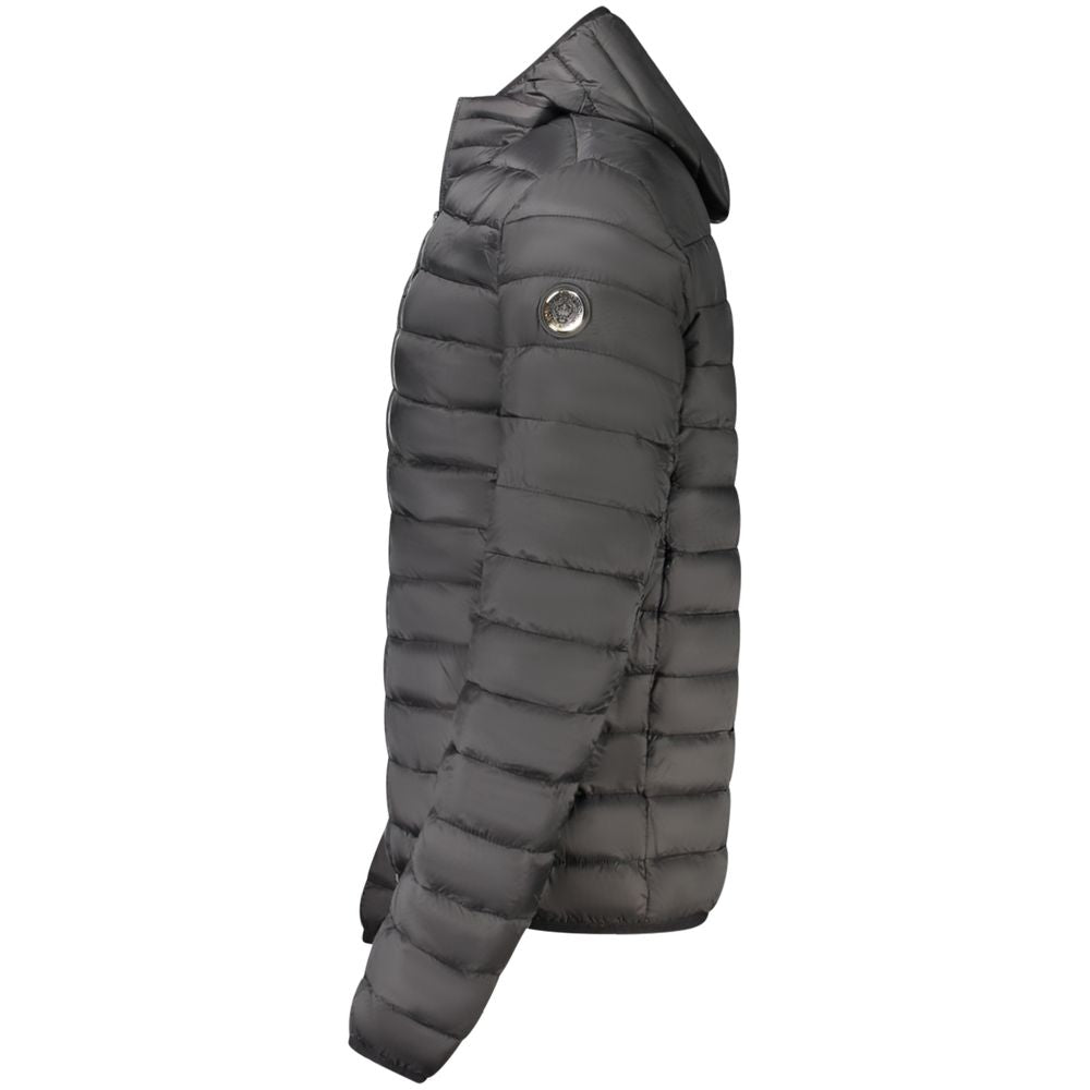 Cavalli Class Black Polyester Light Jacket