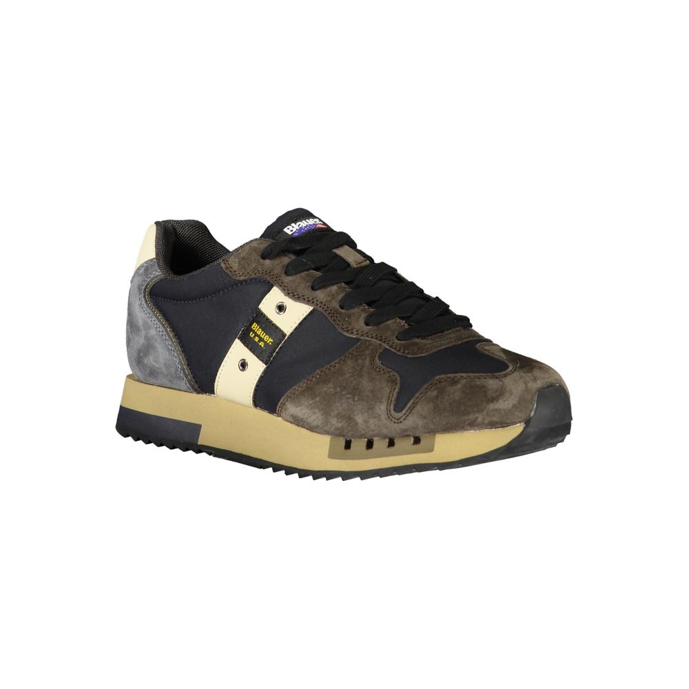 Blauer Blue Polyurethane Men Sneaker