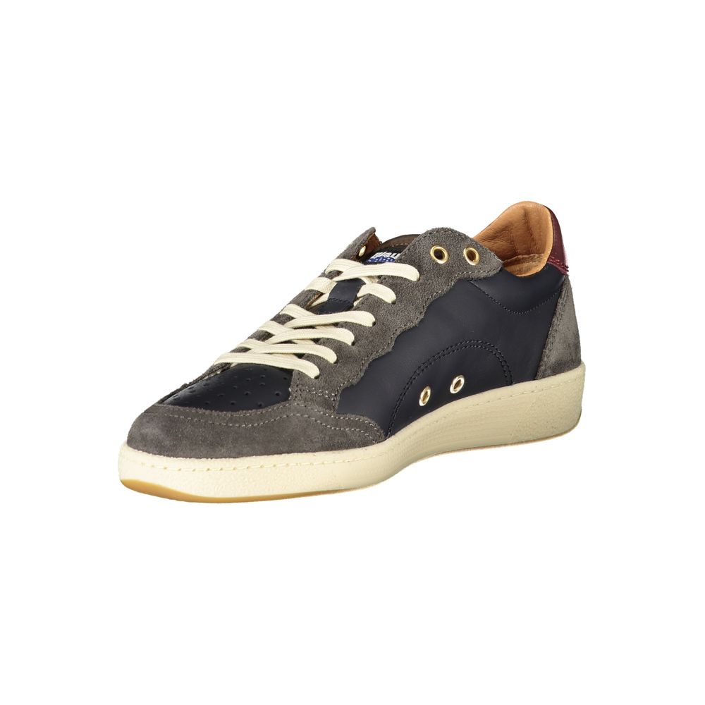 Blauer Blue Leather Men Sneaker