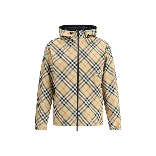 Burberry Mehrfarbige Polyester-Shell-Jacke